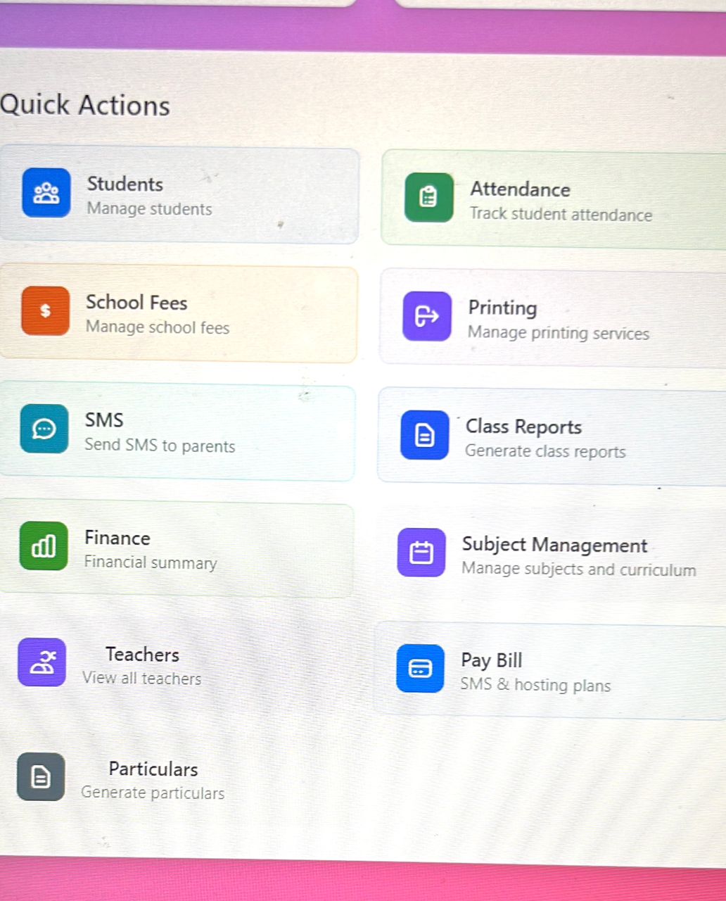 School Management System